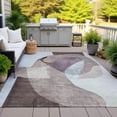 thumbnail image 4 of Dalyn Rugs Machine Washable Indoor/Outdoor Chantille ACN2058 Brown 2'6" x 3'10" Rug, 4 of 9