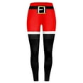 thumbnail image 5 of UAYOTSE Women's Brushed Christmas Halloween Ankle Length Seasonal Letter Pattern Printed Leggings Xmas Clothes(M,C213-Black), 5 of 7