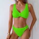 thumbnail image 1 of Traje de baño para mujer, moda, cómodo, color sólido, bikini, traje de baño de color liso para mujer, conjuntos de bikinis, trajes de baño para mujer, 1 of 7
