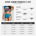thumbnail image 2 of Yiaed Shells and Starfish Print Women's Athletic Shorts Running Shorts Sporty Short High Waisted Elastic Workout Shorts for Yoga Gym Running & Sports -Small, 2 of 8