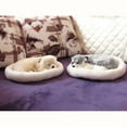 Realistic Sleeping Plush Breathing Dog Furry Dog With Mat Creative