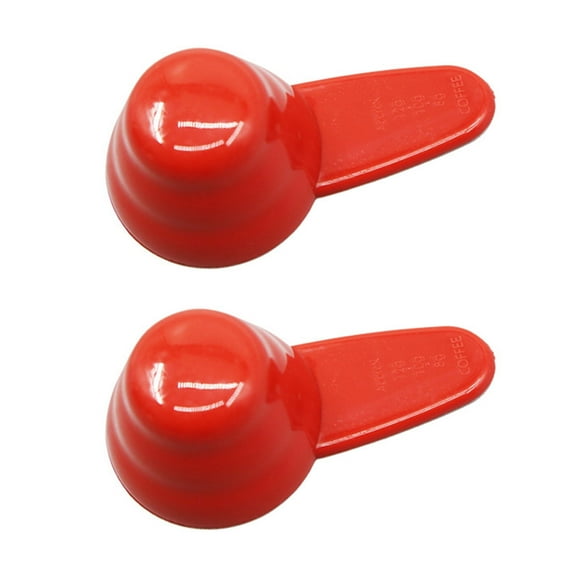 Grandest Birch 2Pcs High Toughness Coffee Scoop Widely Use Plastic Compact Scale Design Measuring Spoon for Household Compact Smo