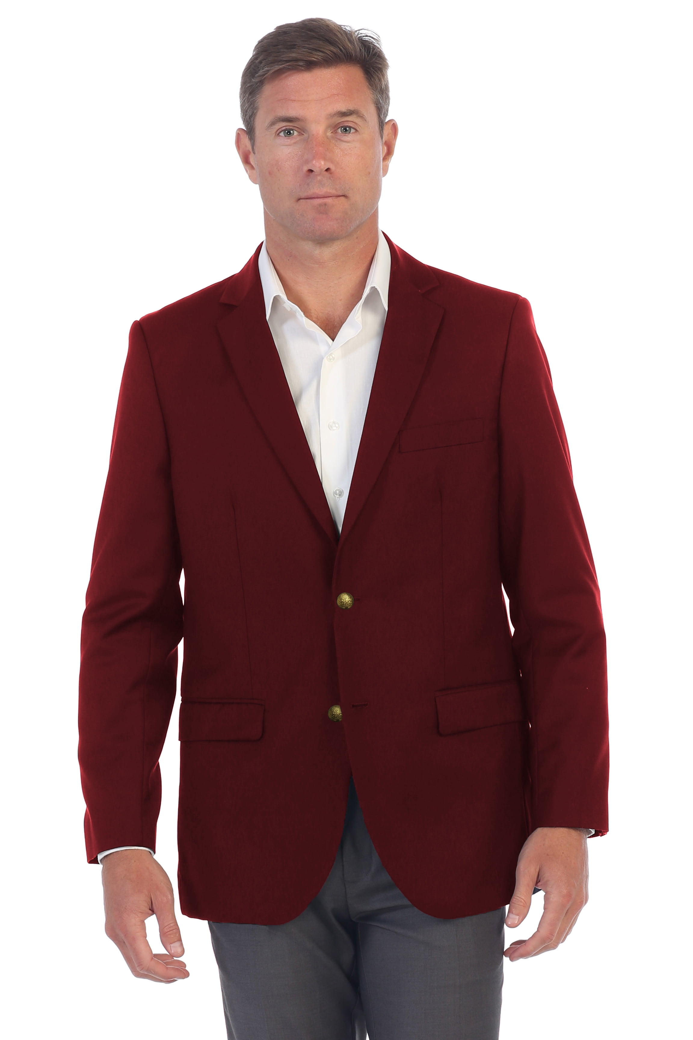 X-Future Mens Corduroy Flap Pockets Casual Two Button Plain Slim Fit Blazer Jackets Coat 