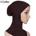 thumbnail image 2 of Zeus Soft Solid Color Women Full Cover Scarf Cap Underscarf Neck Head Bonnet Hat, 2 of 7