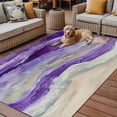 thumbnail image 2 of Fsddascl Purple Coastal Outdoor Rug for Patio/Deck/Porch, Non-Slip Large Area Rug 4 x 6 Ft, Summer Beach Nautical Abstract Art Indoor Outdoor Rugs Washable Area Rugs, Reversible Camping Rug Carpet, 2 of 5