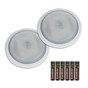 Great Value Dimmable LED 50 Lumens 2-Pack Touch Puck Lights