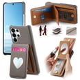 thumbnail image 1 of FOXDOCK Case for Samsung Galaxy S26 Ultra with Adjustable Stand and Mirror Design - Grey, 1 of 5