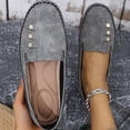 thumbnail image 6 of YLYL Men's Suede Leather Penny Loafers Comfort Casual Slip on Business Driving Moccasin Boat Shoes, 6 of 9