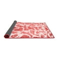 thumbnail image 2 of Ahgly Company Indoor Round Abstract Red Modern Area Rugs, 8' Round, 2 of 4