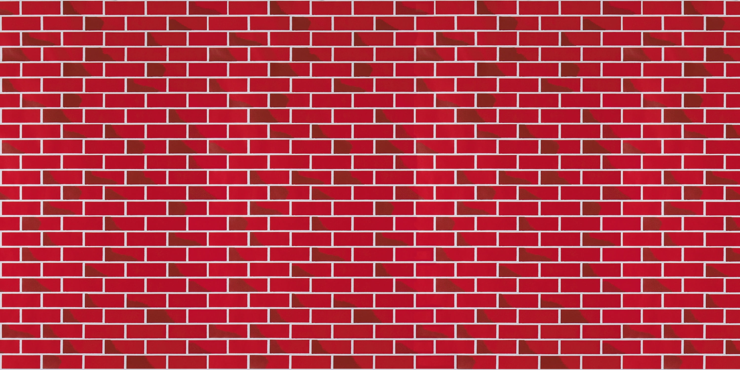 Fadeless Bulletin Board Art Paper, Two- Tone Brick, Red, 48 in x 50 ft roll, color fast, display