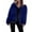 Blue1, variant on Clearance! Mifelio Faux Fur Coat Women's Solid Color Faux Coat Long Sleeves Jacket Outerwear Tops Warm Winter Winter Coats for Women Pink XL