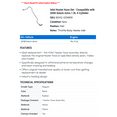 thumbnail image 2 of Inlet Heater Hose Set - Compatible with 2008 Saturn Astra 1.8L 4-Cylinder, 2 of 2