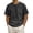 Dark Gray, variant on Mens Cotton Linen T-Shirts Short Sleeve T Shirt Crew Neck Tees Casual Cross Front Basic Tee Tops Dark Green L