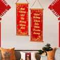 thumbnail image 6 of Lien Trang TET Couplets Red Hanging Decoration High Density Velvet for Home Bedroom Window Lunar New Year Celebrations, 6 of 8