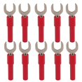 thumbnail image 1 of 10pcs U Type Banana Plug U Shape 8mm Banana Connectors for Multimeter Electronic ApplicationRed, 1 of 5