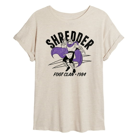 Teenage Mutant Ninja Turtles - Shredder Foot Clan - Juniors Ideal Flowy Muscle T-Shirt