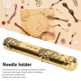 thumbnail image 4 of Vintage  Kit, Engraved Stereoscopic Pattern Needle Storage Holder For DIY Sewing, 4 of 8