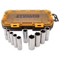 thumbnail image 1 of Juego de enchufes DEWALT DWMT73814 SAE Drive Deep 1/2 10 piezas, 1 of 8