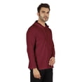 thumbnail image 3 of Inkmeso Solid Winter Hooded Sweatshirt For Mens Long Sleeve Drawstring Pullover Hoodie, 3 of 7