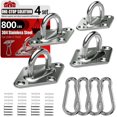 thumbnail image 1 of Juego de ganchos para techo Sprookber de acero inoxidable 304 con capacidad de 400 kg, 1 of 7