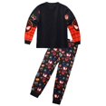 thumbnail image 5 of Spider Hero Sleepwear Set, Long Sleeve Crewneck Top with All-Over Cartoon Hero Print & Sweatpants, Kids 2-Piece Pajama Outfit for Daily Wear & Slumber Parties, 5 of 5