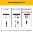 thumbnail image 5 of HomeSpot Juego de transmisor inalámbrico para auriculares supraaurales para TV Movie Bluetooth 5.3 aptX LL Sin demora 50 horas de sonido envolvente Volumen y claridad mejorados (TOSLINK óptico digital, 5 of 5