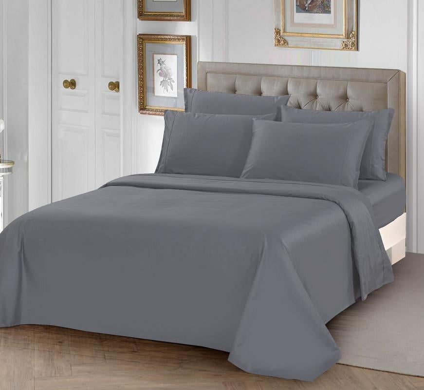 LUXURY Duvet Cover Set 1000TC 100/% Combed Egyptian Cotton Sateen Grey color