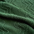 thumbnail image 4 of Manta tejida de color verde oscuro de Blanket MIULEE, 152 x 203 cm, 4 of 8