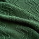 thumbnail image 4 of Manta tejida de color verde oscuro de Blanket MIULEE, 152 x 203 cm, 4 of 8