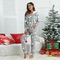 thumbnail image 6 of DHFJKG Womens Flannel Onesies Pajamas Jumpsuit Warm Fuzzy Penguin Printed Sleepwear One Piece Zipper Hooded Drwastring Playsuit Loungewear With Pockets Soft Homewear, 6 of 6