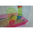thumbnail image 2 of Ymlgroup Dwarf Hamster, Mice Cage, with Color Tubes and Accessories, Pink, 2 of 3