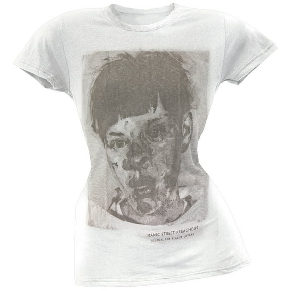 Manic Street Preachers Women's Juniors Jumbo Face Short Sleeve T Shirt