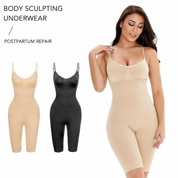 Ladies Seamless Full Body Shaper Firm Tummy Control Shapewear Shaping  Bodysuit*