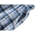 thumbnail image 4 of MoFiz Mens Cotton Pajama Pants Lightweight Lounge Sleep Plaid Bottoms with Pockets Drawstring, 4 of 7