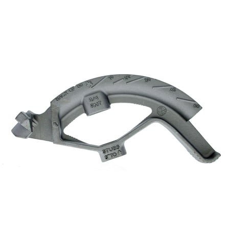 IDEAL Electrical 74-032 Aluminum Bender Head Aluminum, Conduit Pipe Bender w/handle for 3/4 in. EMT Pipes. Cutters and Benders