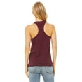 thumbnail image 2 of Bella Canvas 6008 Women`s Jersey Racerback Tank, L, Maroon, 2 of 2