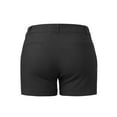 thumbnail image 4 of MixMatchy Women's Slim Comfort Mid Rise Comfy Office Shorts, 4 of 4