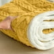 thumbnail image 4 of Xihbxyly Colchón de Franela Color Leche, Tejido Suave y Acogedor, Ribete de Doble Cara, Cálido y Antideslizante, Ropa de Cama Cómoda para Los Meses Fríos, Fácil de Limpiar, Tamaño 90 X 200 Cm, 4 of 7