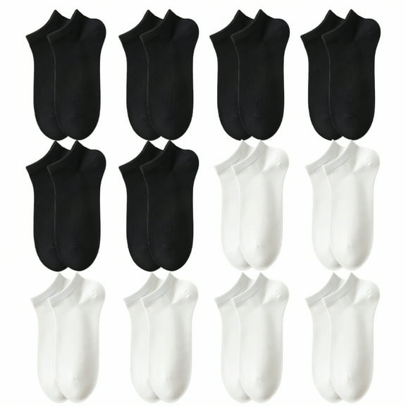 TELOLY 6Pairs Ankle Socks for Women,100%Cotton Womens Ankle Socks Size 9-11,No Show Womens Socks