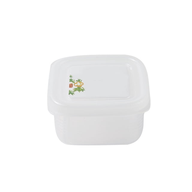 Caja de almacenamiento de gran capacidad para refrigerador, clasificación de latas selladas para verduras, cajas para albóndigas de carne Almacenamiento y organización del hogar (8.3*8.3*4.6 cm) Matsuzay HA080135-01