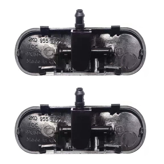 Ordinary Black Front Windshield Washer for Multiple Models with Efficient Cleaning, Easy Installation, Adjustable Angle and Water - Saving Features