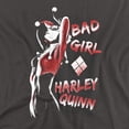 thumbnail image 2 of Batman Bad Girl Women's T Shirt, Charcoal, Small, 2 of 6