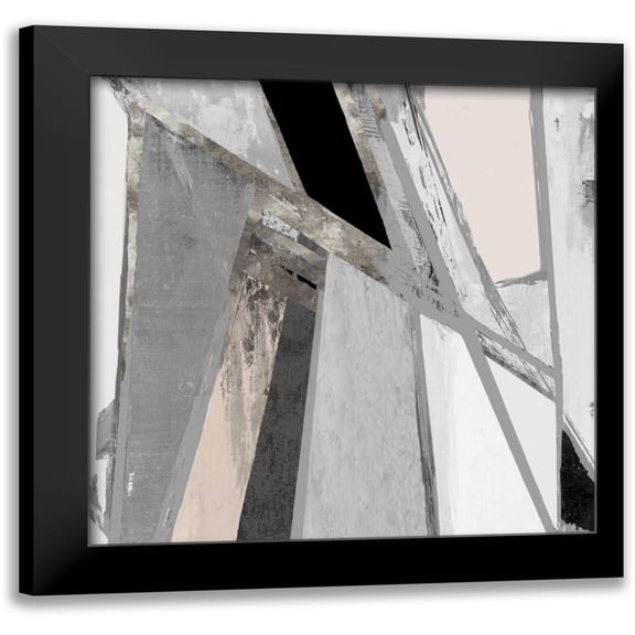 PI Studio 12x12 Black Modern Framed Museum Art Print Titled - Paradox I