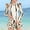 Beige, variant on Girls UPF 50 Long Sleeve 2 Piece Rash Guard Skirtini Set - Beige Animal Print Front Zip Swimsuit - Quick Dry Sun Protective Bathing Suit,Size 8-10 T