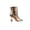 Gold, variant on Lady Couture Crown Jewel Metallic Heel Bootie, Silver, 11