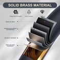 thumbnail image 5 of Wowow Black and Gold Double Handle High-Arc Widespread Deck Mounted kitchen faucet filter for kitchen sink With Side Spray in Brass, 5 of 7