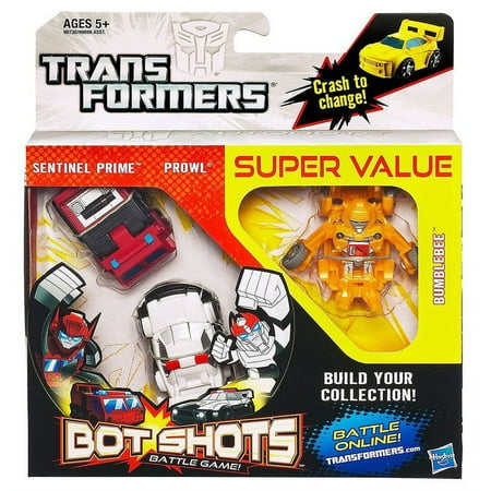 Transformers Bot Shot Bumblebee Sentinel Prime Figure