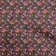 thumbnail image 1 of oneOone Silk Tabby Gray Fabric Mushroom Diy Clothing Quilting Fabric Print Fabric By Yard 42 Inch Wide, 1 of 5