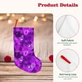 thumbnail image 4 of KLL Berry Raspberry for 18" Christmas Stocking Snowman Xmas Stocking Holiday Christmas Decoration Gifts for Family Kids, 4 of 8