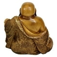 thumbnail image 2 of Oriental Furniture 10" Sitting Hotei Happy Buddha Statue, 2 of 2
